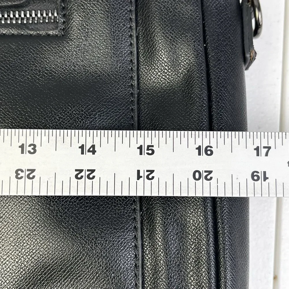 Aldo Messenger Bag Black Laptop Computer Zipper Pockets Tote